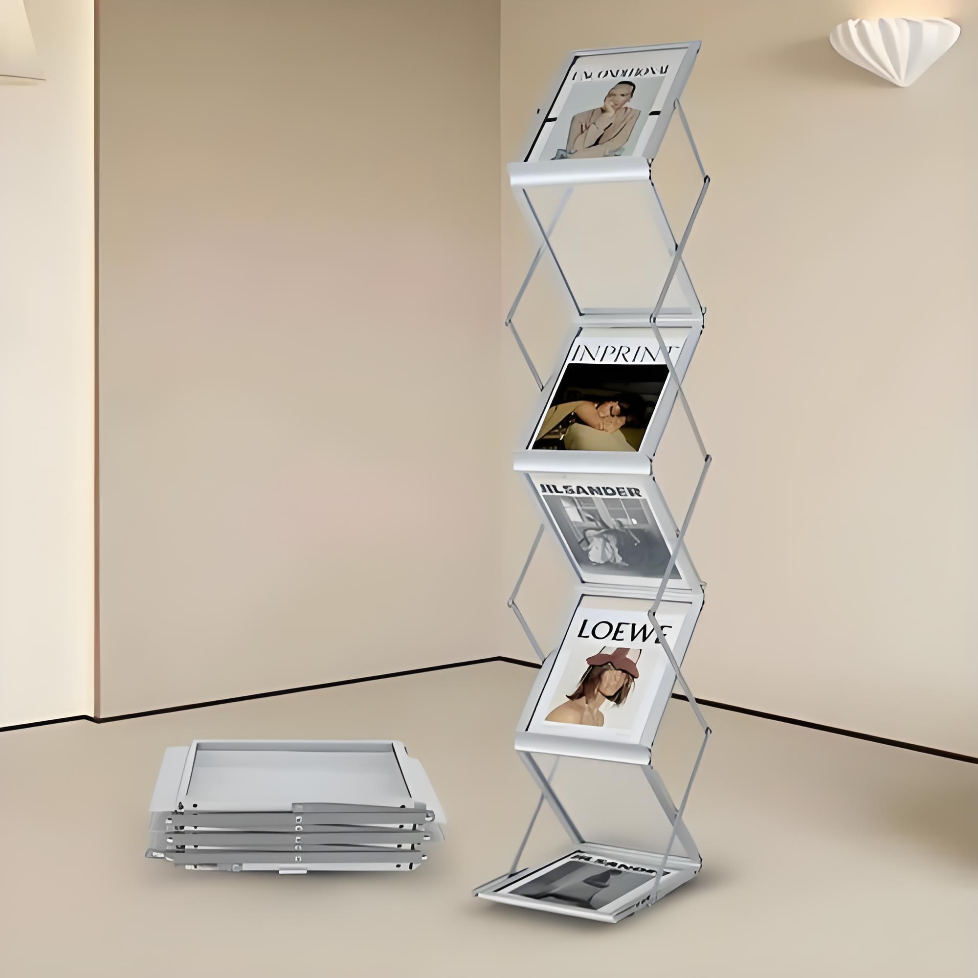 Foldable document rack